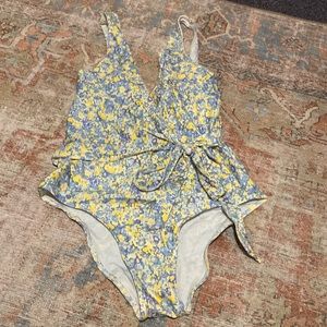 Summersalt The Perfect Wrap One-Piece Floral